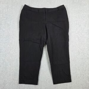 Lane Bryant Pants Womens Size 20 Black Capri